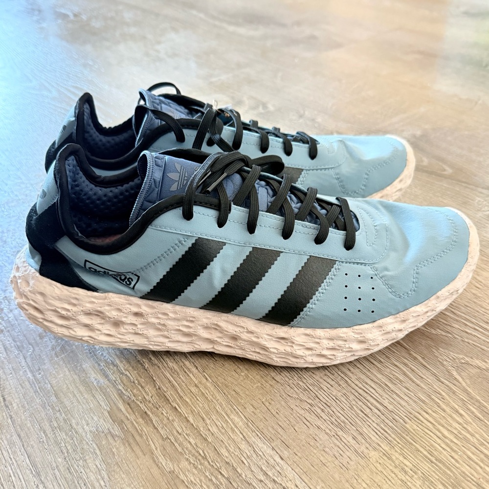 Adidas Zponge Tactile Blue Core Black Wonder Mauve IH0977 Size 10